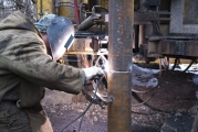 Welding of the added casing